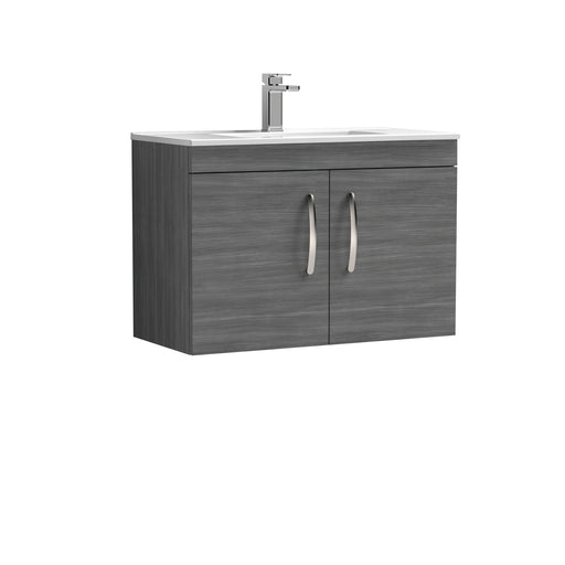 800mm Wall Hung Cabinet With Basin 2