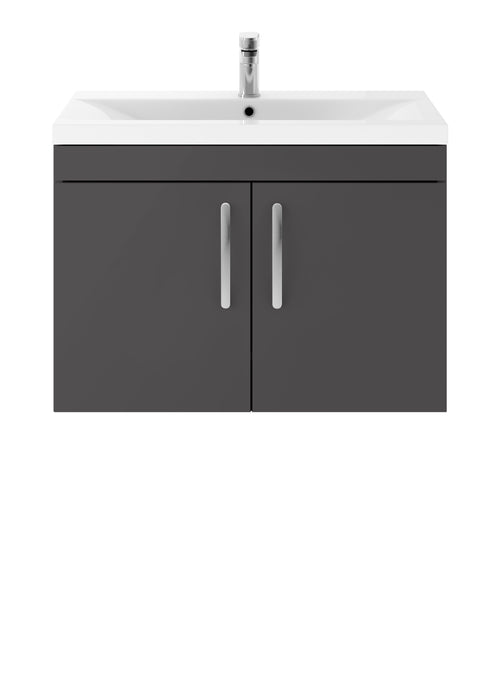 800mm Wall Hung Cabinet With Basin 1