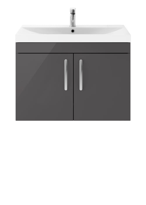 800mm Wall Hung Cabinet With Basin 3