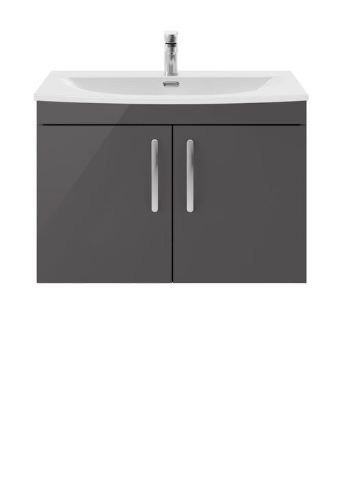 800mm Wall Hung Cabinet With Basin 4