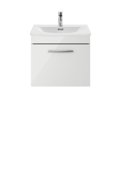 500mm Wall Hung Cabinet With Basin 4