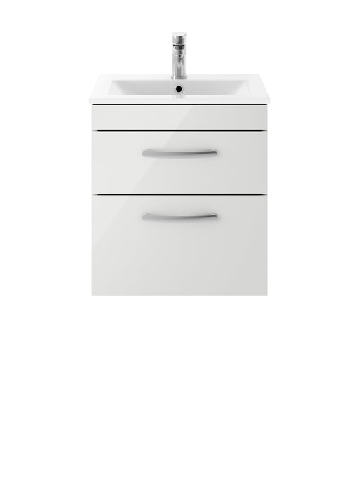 500mm Wall Hung Cabinet With Basin 2