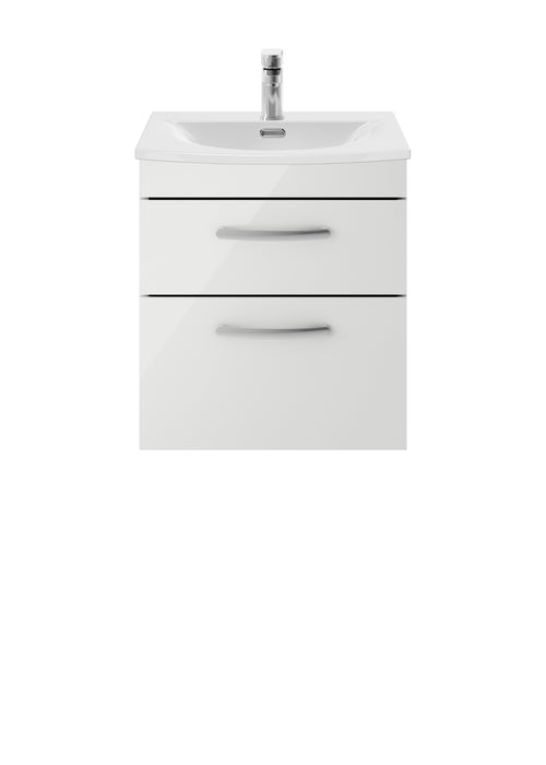 500mm Wall Hung Cabinet With Basin 4