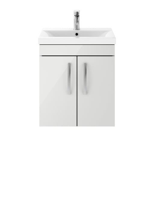 500mm Wall Hung Cabinet With Basin 1