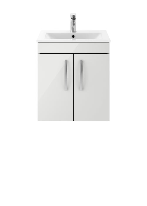 500mm Wall Hung Cabinet With Basin 2