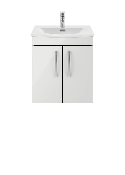 500mm Wall Hung Cabinet With Basin 4