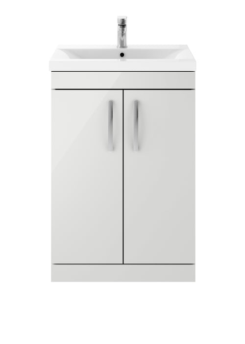 600mm Floor Standing Cabinet With Basin 1