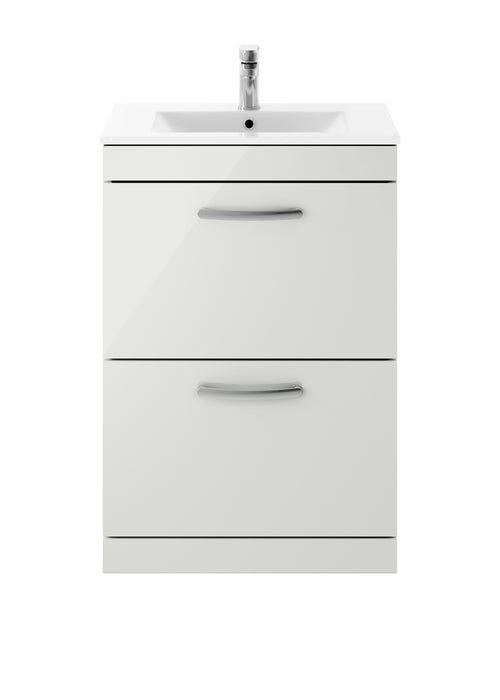 600mm Floor Standing Cabinet With Basin 2