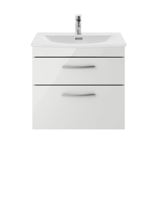 600mm Wall Hung Cabinet With Basin 4