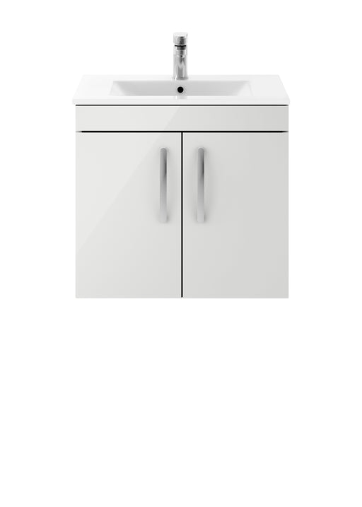 600mm Wall Hung Cabinet With Basin 2