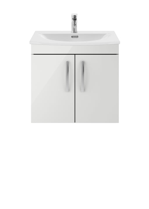 600mm Wall Hung Cabinet With Basin 4