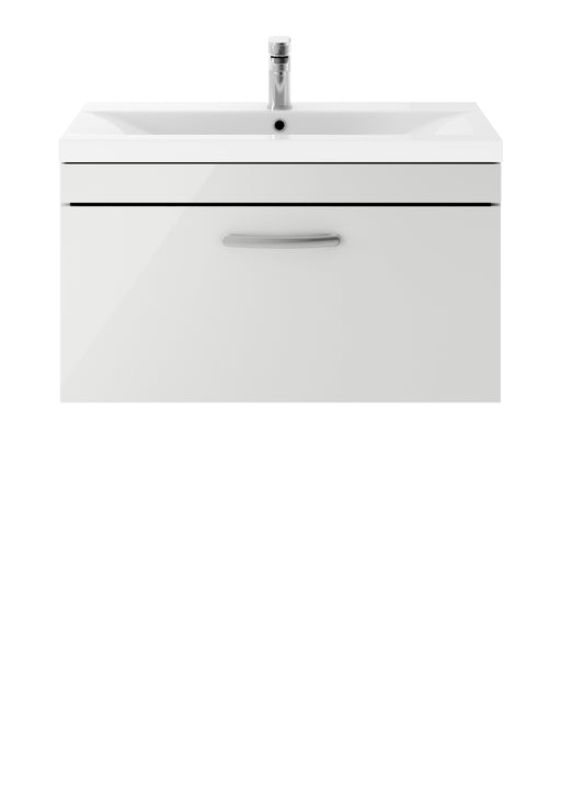 800mm Wall Hung Cabinet With Basin 1