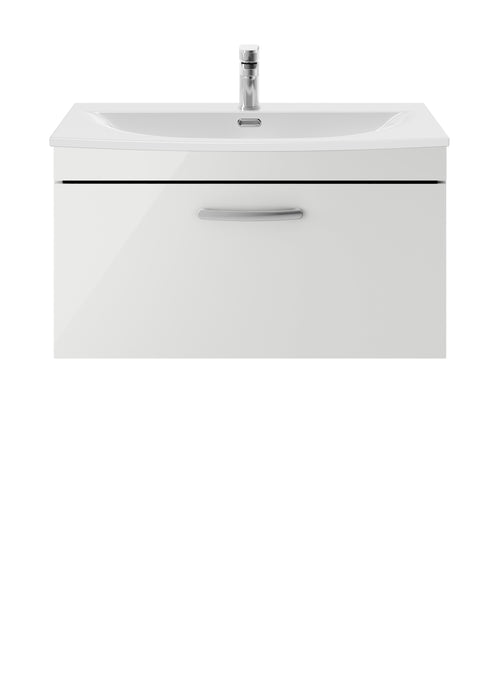 800mm Wall Hung Cabinet With Basin 4