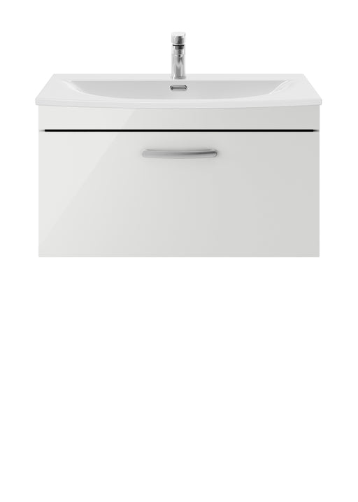 800mm Wall Hung Cabinet With Basin 4