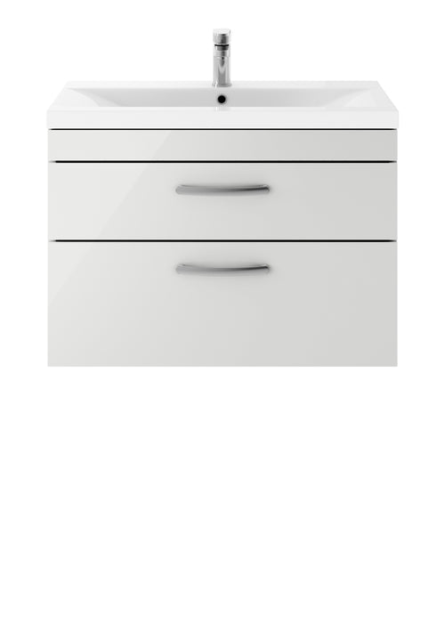 800mm Wall Hung Cabinet With Basin 1