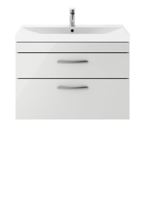 800mm Wall Hung Cabinet With Basin 3