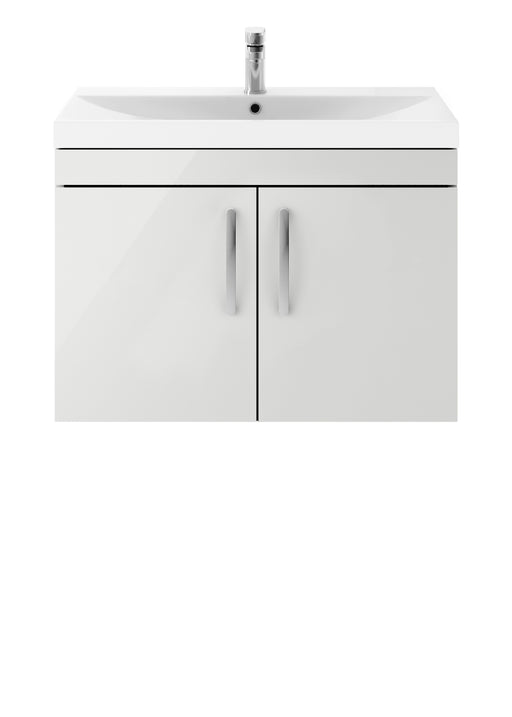 800mm Wall Hung Cabinet With Basin 3