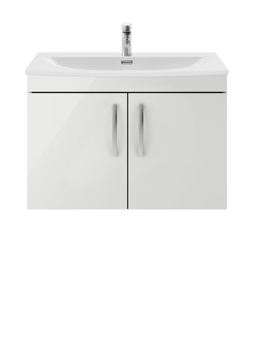 800mm Wall Hung Cabinet With Basin 4