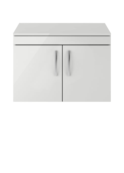 800mm Wall Hung Cabinet With Worktop