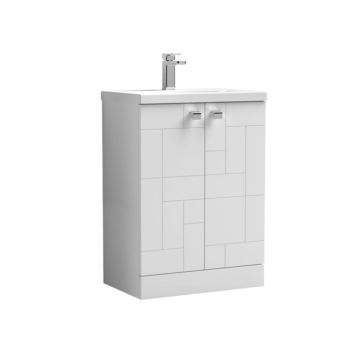 600mm Floor Standing 2-Door Vanity Unit & Basin 1