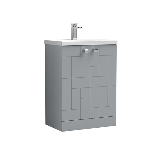 600mm Floor Standing 2-Door Vanity Unit & Basin 1