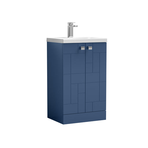 500mm Floor Standing 2-Door Vanity Unit & Basin 1