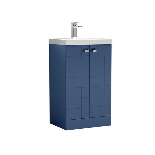 500mm Floor Standing 2-Door Vanity Unit & Basin 3