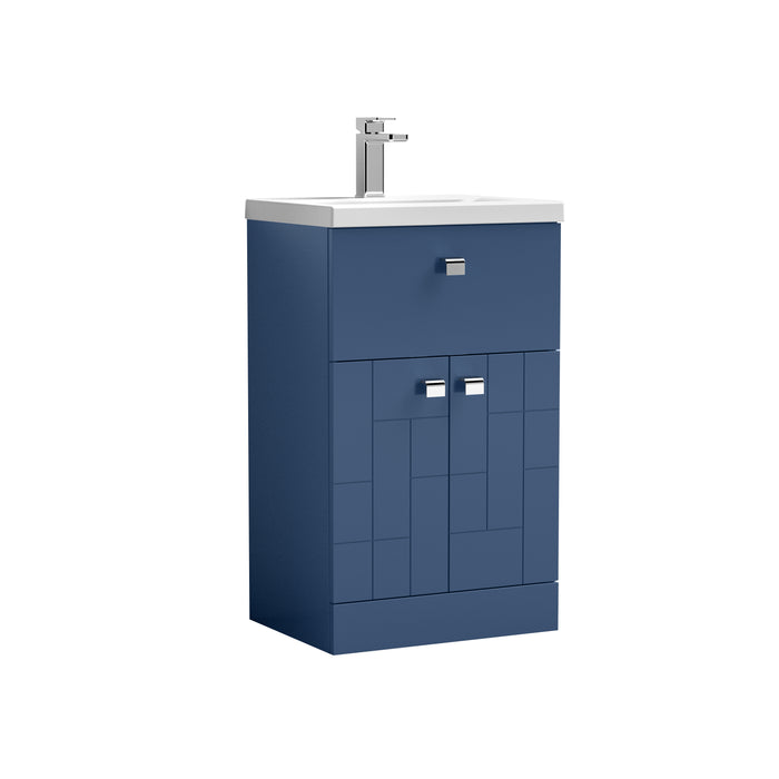 500mm Floor Standing 2-Door/Drawer Vanity Unit & Basin 1