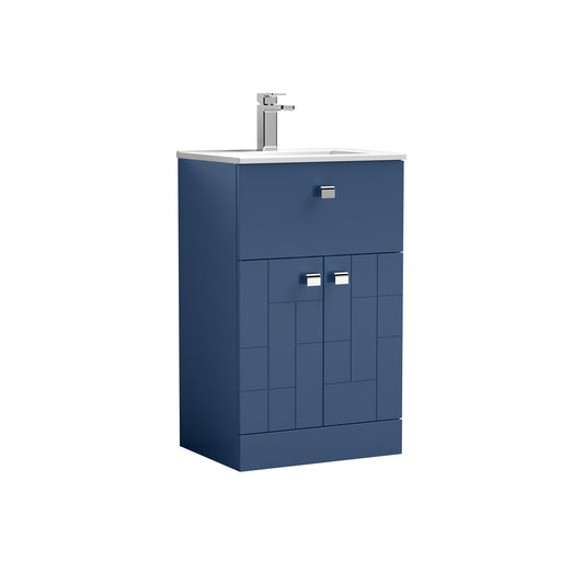 500mm Floor Standing 2-Door/Drawer Vanity Unit & Basin 2