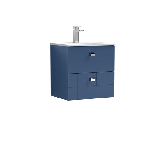 500mm Wall Hung 2-Drawer Vanity Unit & Basin 2