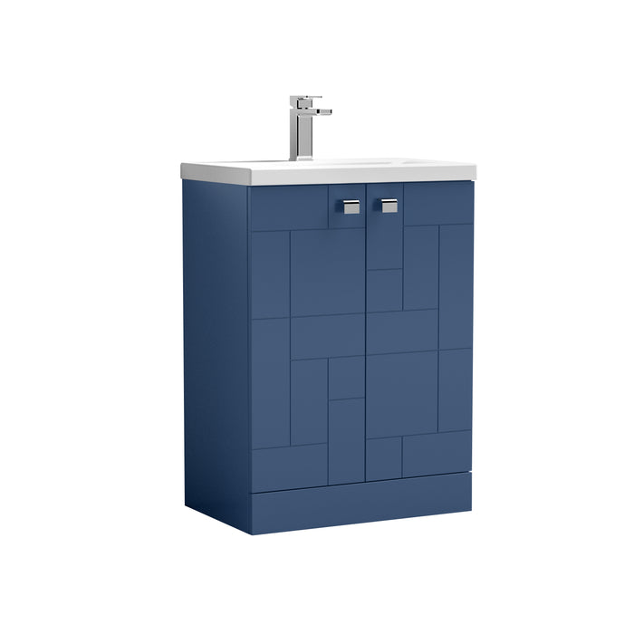 600mm Floor Standing 2-Door Vanity Unit & Basin 1