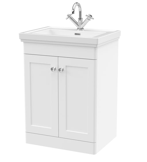 600mm Floor Standing 2-Door Vanity & Basin 1TH