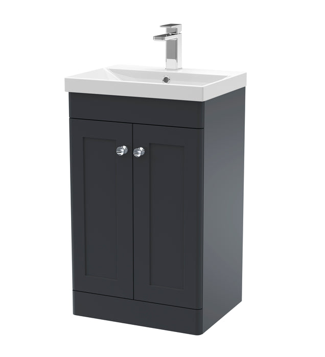 500mm Floor Standing 2 Door Vanity & Basin 3