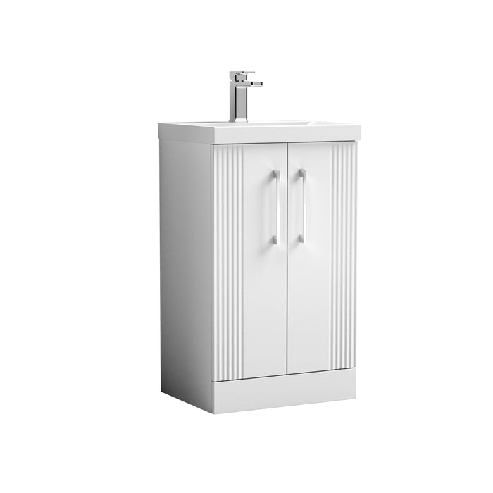 500mm Floor Standing 2 Door Vanity & Basin 3