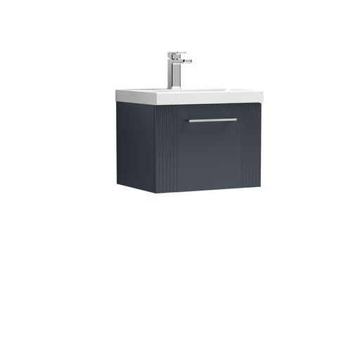 500mm Wall Hung Single Drawer Vanity & Basin 1