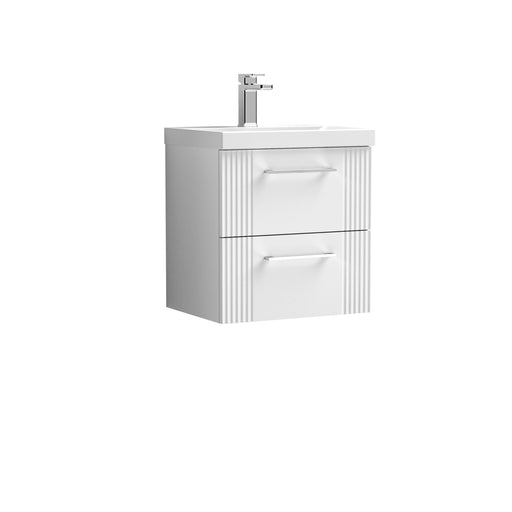 500mm Wall Hung 2 Drawer Vanity & Basin 1