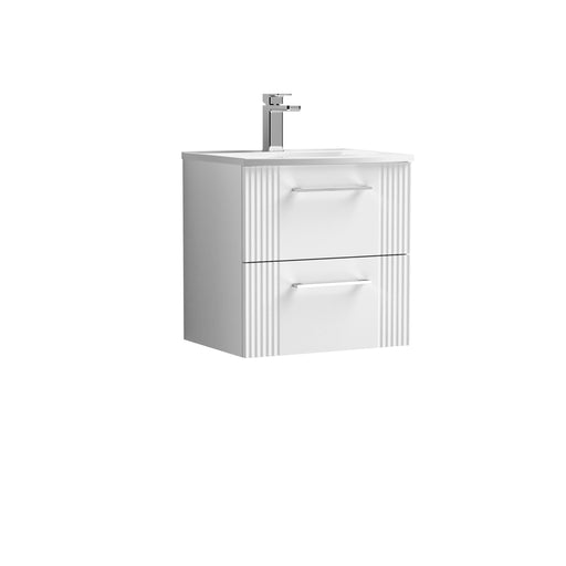 500mm Wall Hung 2 Drawer Vanity & Basin 4