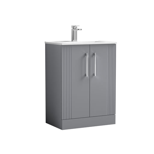 600mm Floor Standing 2 Door Vanity & Basin 2