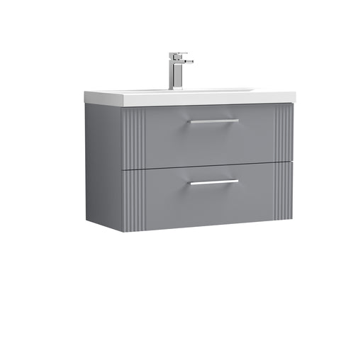 800mm Wall Hung 2 Drawer Vanity & Basin 3