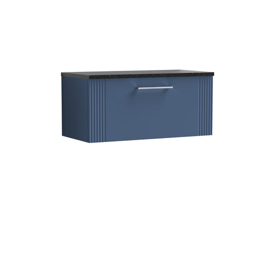 800mm Wall Hung Single Drawer Vanity & Laminate Top