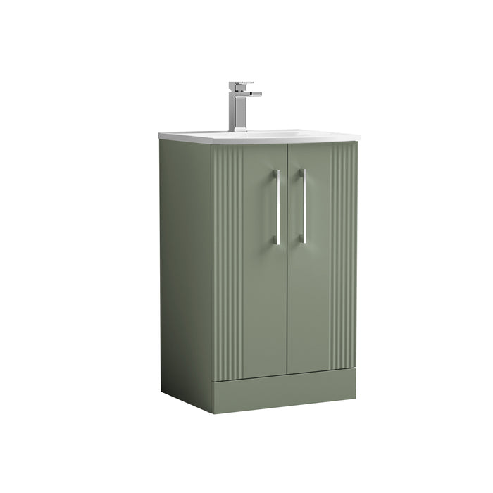 500mm Floor Standing 2 Door Vanity & Basin 4