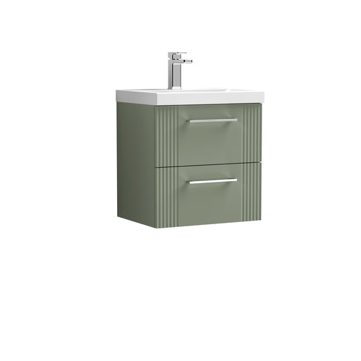 500mm Wall Hung 2 Drawer Vanity & Basin 1