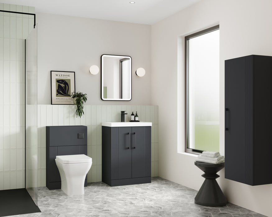 500mm Floor Standing 2 Door Vanity & Basin 1