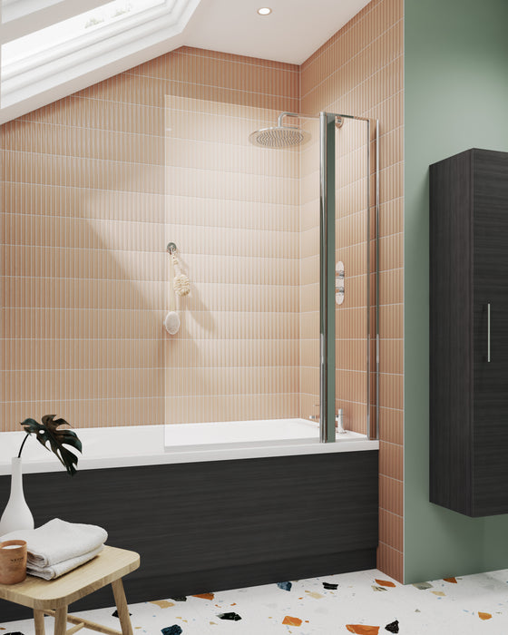 Square Bath Screen With Fixed Panel