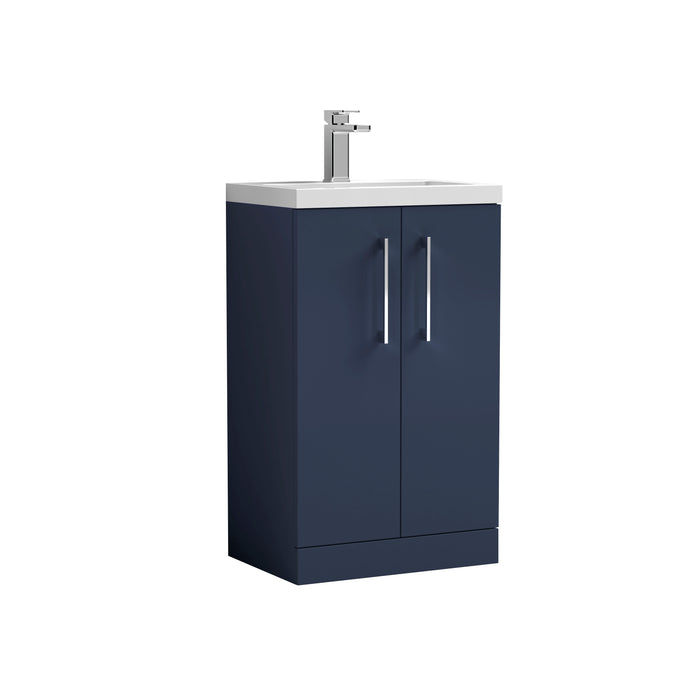 500mm Floor Standing 2 Door Vanity & Ceramic Basin