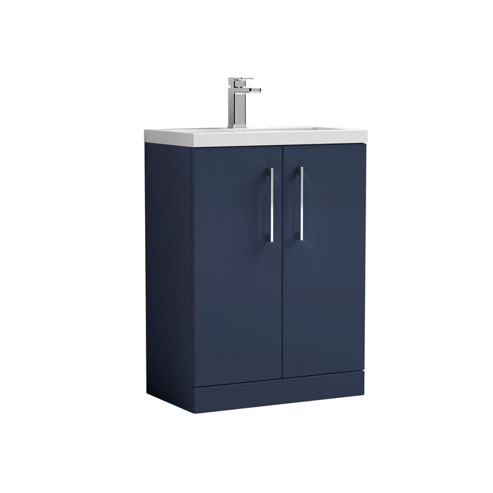 600mm Floor Standing 2 Door Vanity & Ceramic Basin