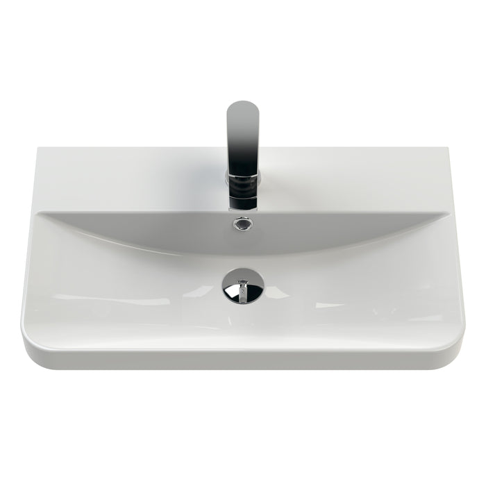 600mm Wall Hung 2-Door Vanity & Basin