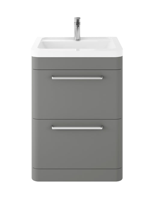 Floor Standing 600mm Cabinet & Ceramic Basin Hudson Reed