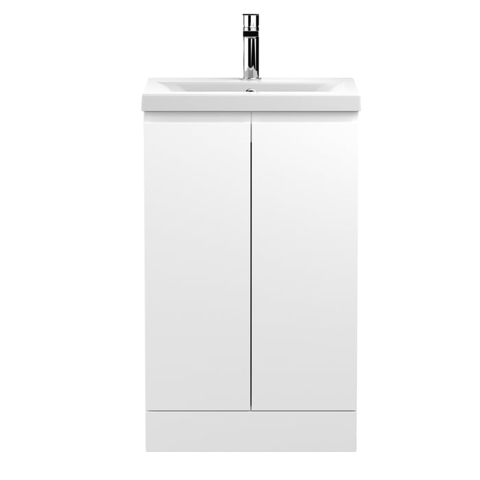 500mm Floor Standing 2-Door Vanity Unit & Basin 1 Hudson Reed