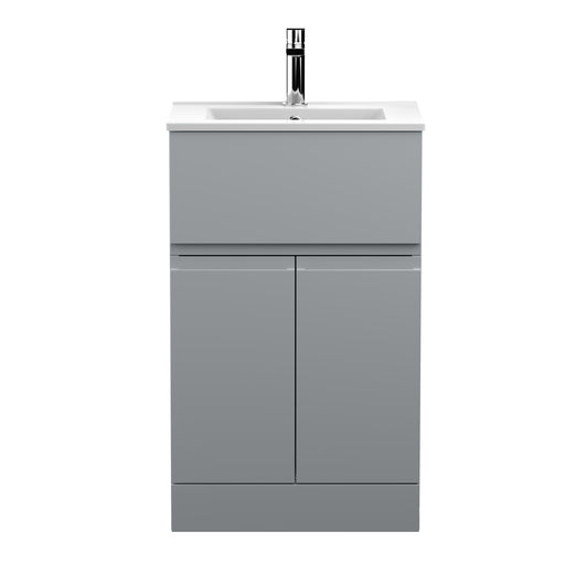 500mm Floor Standing 2-Door/Drawer Vanity Unit & Basin 2 Hudson Reed